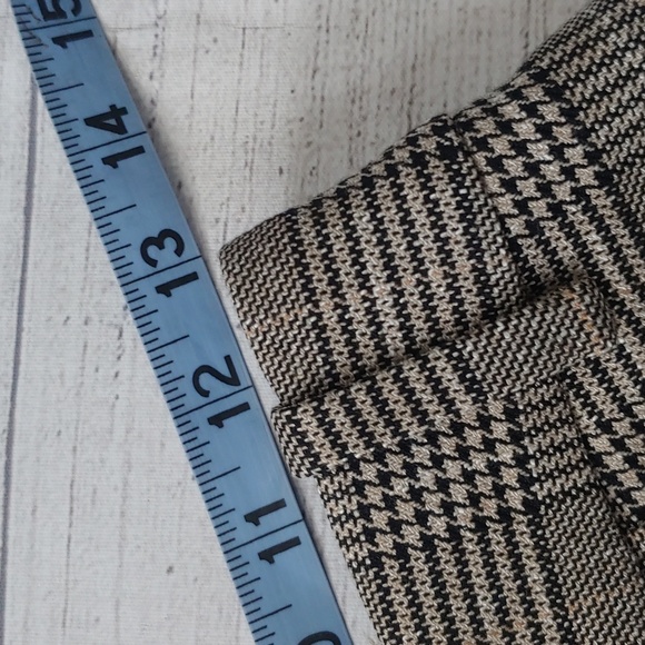H&M PLAID HOUNDSTOOTH TROUSER NWOT - Picture 7 of 9